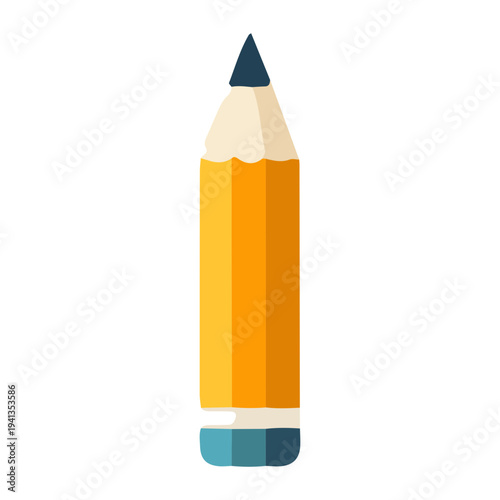 Yellow Sharpened Pencil Icon