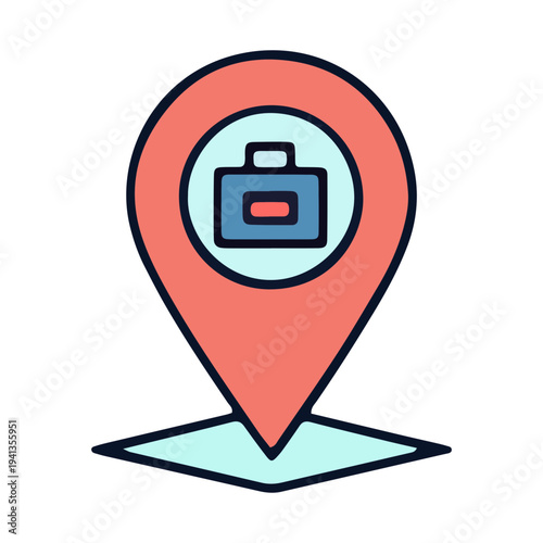 Job Location Pin Icon