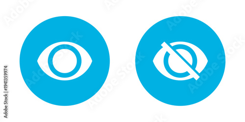 Show and Hide Eye Icons for Interface Design