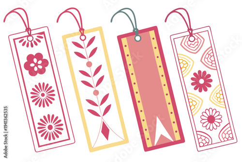 bookmarks vector illustration with white backgroun (1)