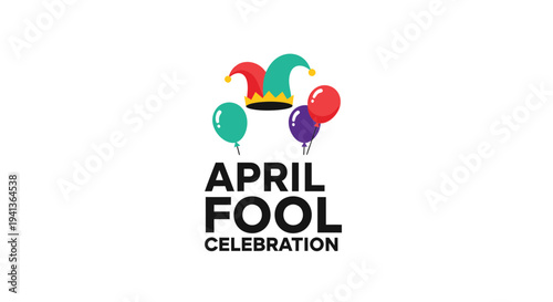 April Fool icons vector isolated on White Background