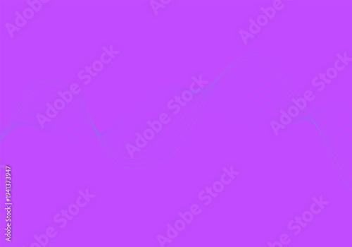 Vector abstract wavy lines, smoothly flowing, dynamic blue-violet gradient, for the concept of modernity, innovation, technology, digital technology, science, music.