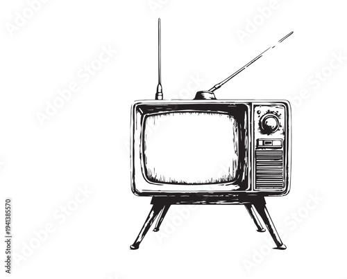retro tv set