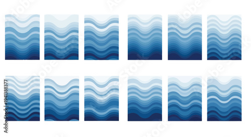 Wave patterns demonstrating interference and diffraction in fluid dynamics simulations