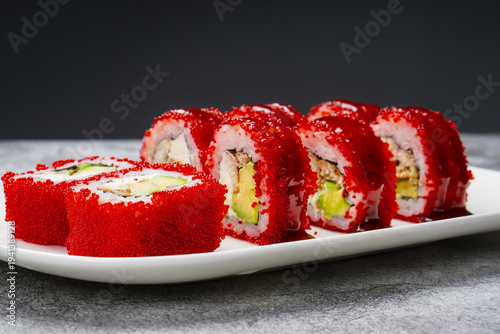 chocolate cake with strawberry