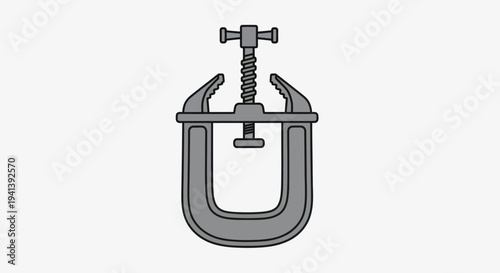 C clamp tool metalwork machinery equipment.