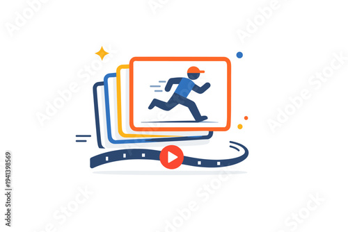 Professional motion designer mindset focused on precision and creativity. A confident visual metaphor combining animation frames and subtle motion cues to