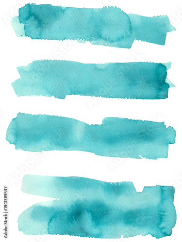 Set of vector brush strokes.Watercolor texture splatters. Grunge rectangle text boxes. Frames for text or quote.	
