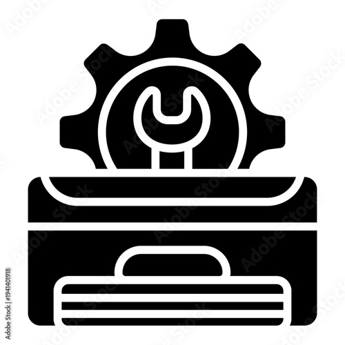 AC services Solid Icon