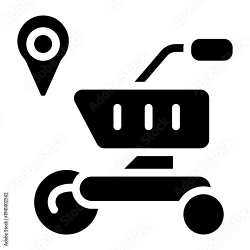 Ad Location Solid Icon