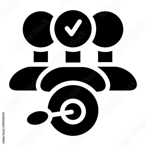 Target Market Solid Icon