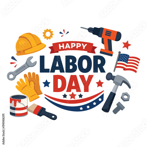Labor Day vector 