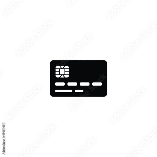 Solid fill of a black loyalty card with white details