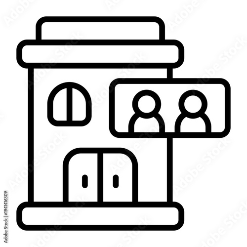 Conference Hotel Icon