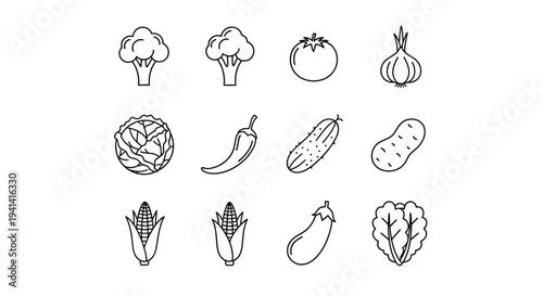 Variety of fresh vegetables for healthy eating and recipes