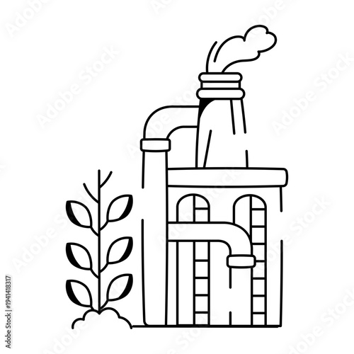 Bundle of Manager Planning Line Illustrations 

