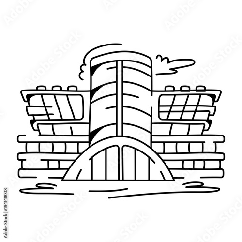 Bundle of Manager Planning Line Illustrations 

