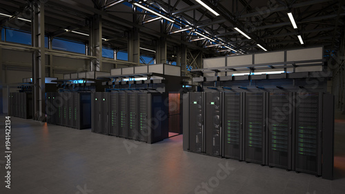 Data Center.Row Data Center Solutions