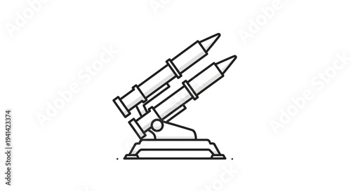 Missile Launcher Weapon System Equipment.