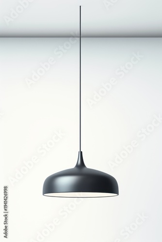 Modern black pendant ceiling light