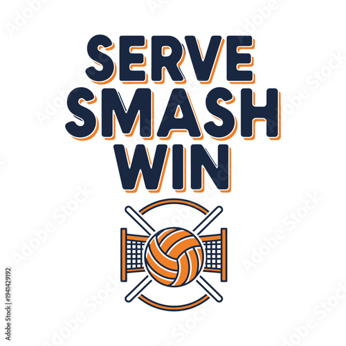 Volleyball players compete in a competitive match with a winning strategy tshirt design