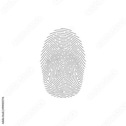 Fingerprint Pattern Identification Mark.