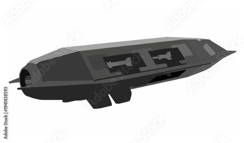 Strategic cruise missile technology vector illustration set with aerospace engineering design