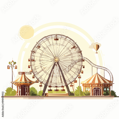 ferris wheel in the park