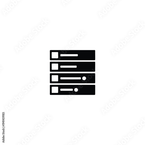 Solid fill of a black playlist list with three