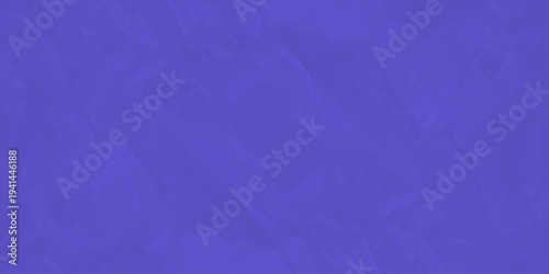 Vibrant blue crumpled paper texture background, wrinkled royal blue parchment surface with subtle creases for design