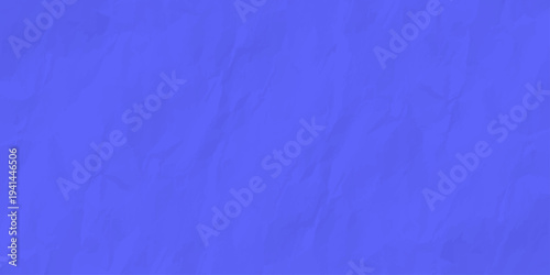 Vibrant blue crumpled paper texture background, wrinkled royal blue parchment surface with subtle creases for design
