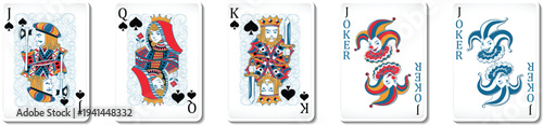 poker playing card vector	