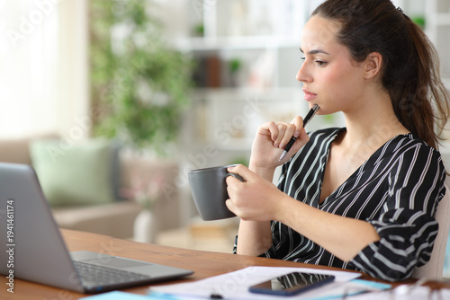 Self employed thinking about job working at home