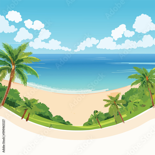 tropical beach background