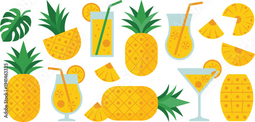 Modern primary school facade with flag and windows in flat line art style for academic learning and campus architecture