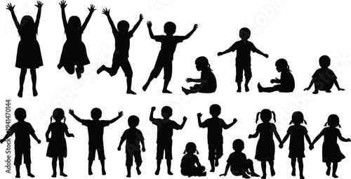 Collection of black silhouette bullet holes claw scratch marks and explosion blast impact shapes isolated on white background for creative action graphic design elements.