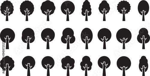 Afro Textured Hair Silhouettes Pattern on White Background Design
