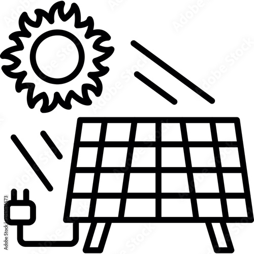 Solar Panel Icon
