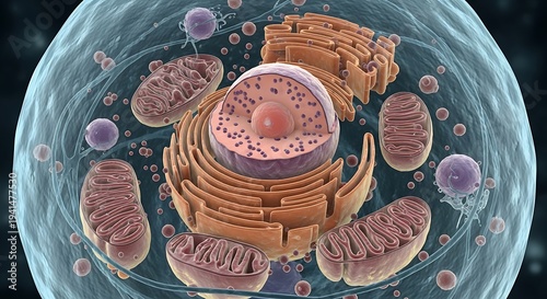 Cell structure illustration