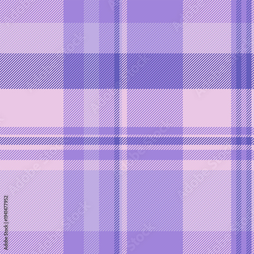 New year plaid check seamless, duvet cover pattern texture vector. Classy textile background tartan fabric in light and indigo colors.
