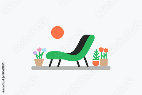 Serene Outdoor Zero Gravity Lounge Chair