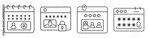 Password management applications, calendarbased security reminders, secure data vaulting, user authentication