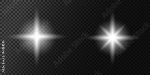 Lens Flare, light glow effect. sun or realistic shining star with backlight effect.
bokeh glitter and sparkles or sparkles on transparent background.
