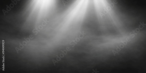 Dark grunge metal background featuring a textured black and white brushed steel plate surface with smoky silver light patterns on a stainless gray aluminum wall