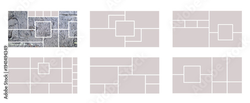 Mood board templates Landscape ( Presentation & Social media)