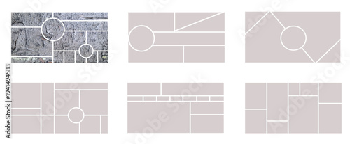 Mood board templates Landscape ( Presentation & Social media)