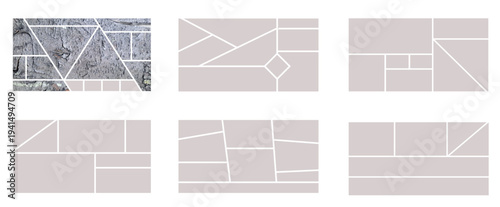 Mood board templates Landscape ( Presentation & Social media)