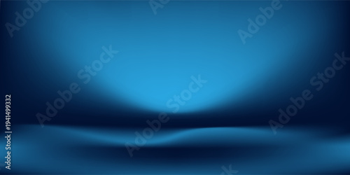 blue background, abstract wall studio room, can be used to present your product. modern