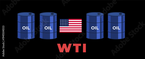 Oil brent illustration