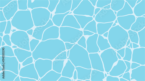 Seamless Swimming Pool Water Texture Background with Blue Ripple Pattern